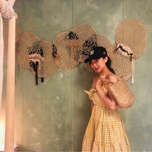 English Factory Yellow Gingham Summer Dress